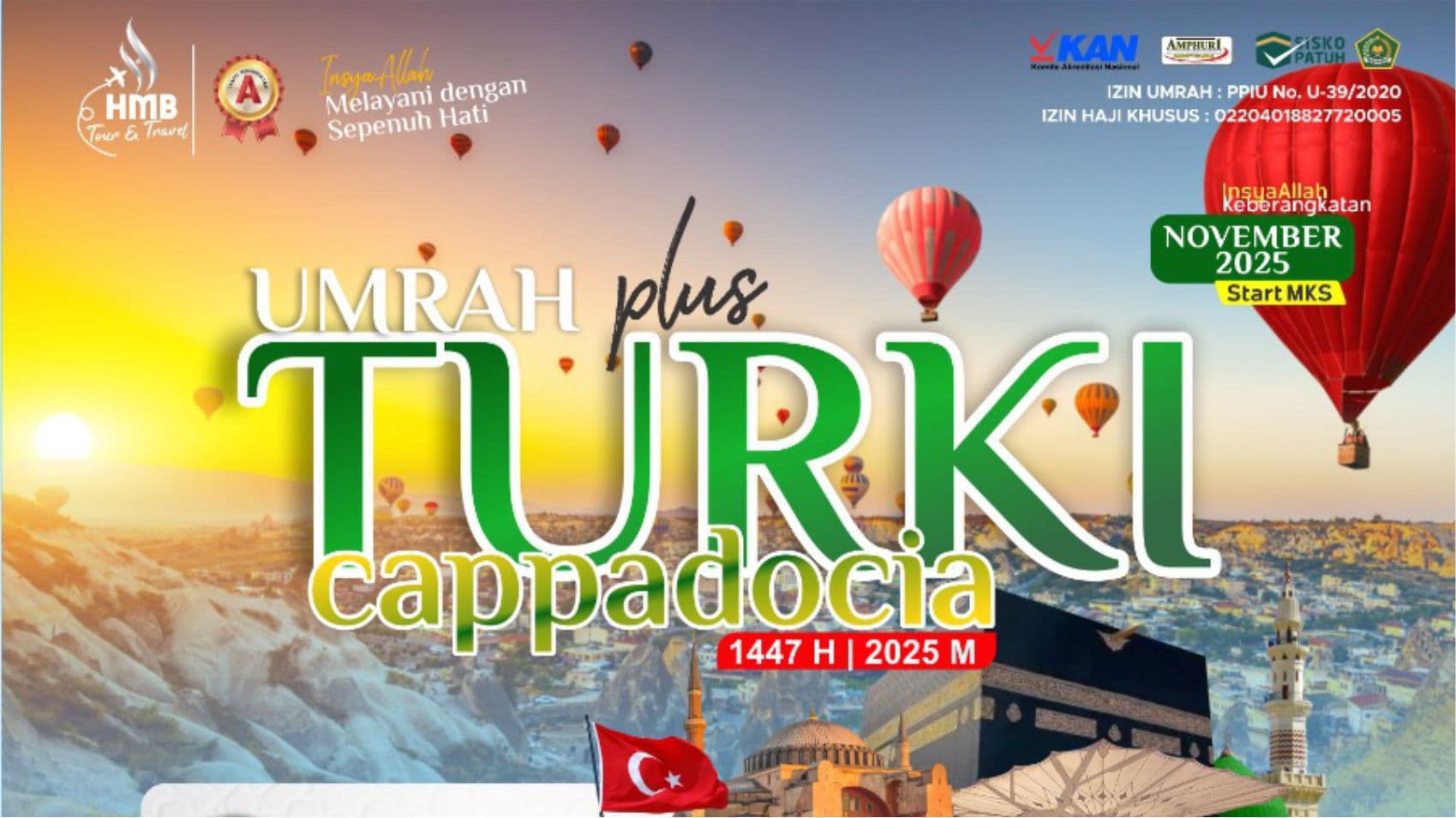 Umrah Plus Turki bersama HMB Travel: Ibadah Tenang, Wisata Islami Menakjubkan