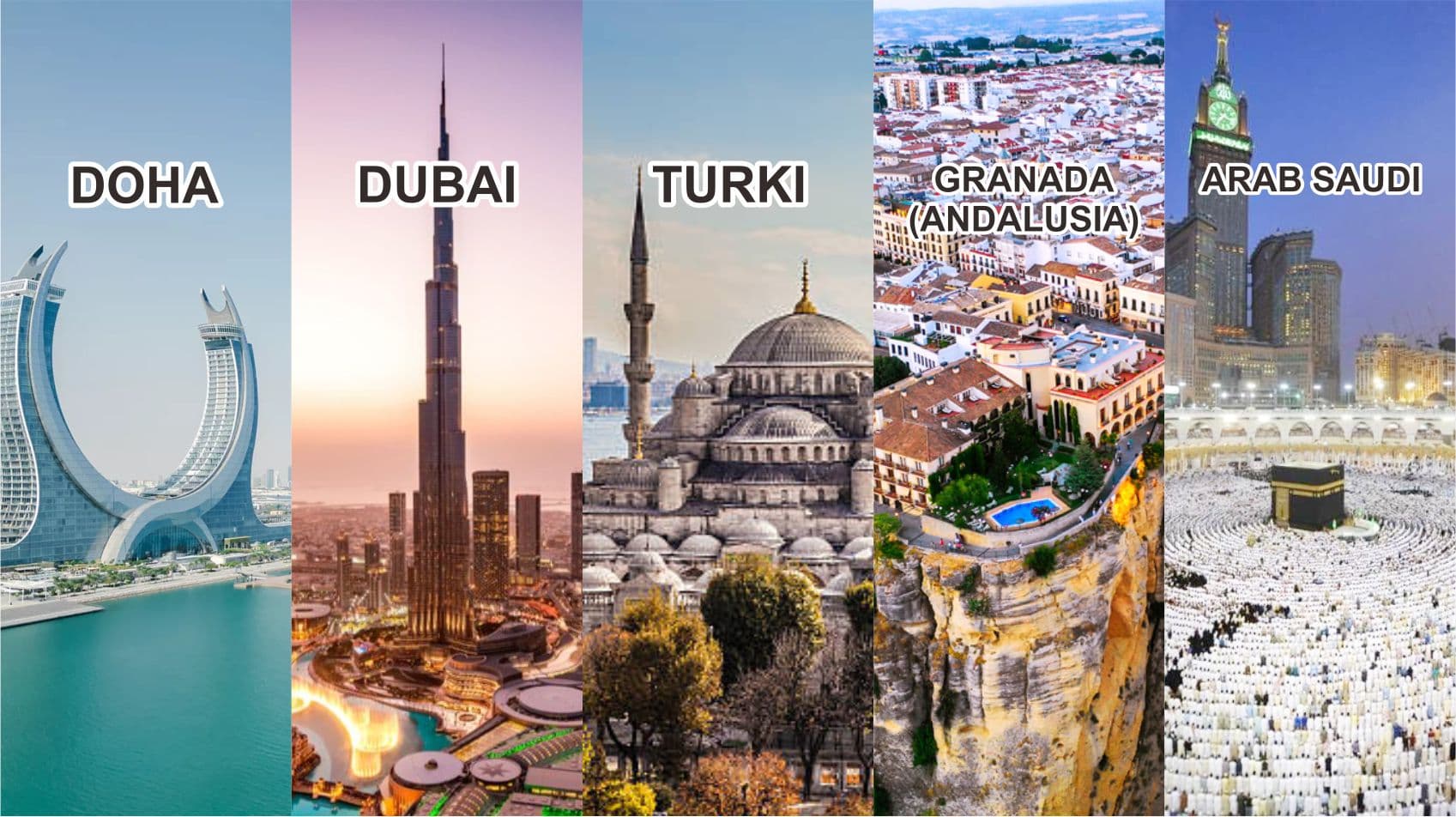 Menyusuri 5 Destinasi Impian Wisata Muslim Dunia